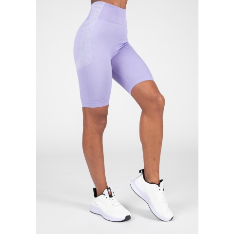 Gorilla Wear Selah Seamless Cycling Shorts - Lila - M/L