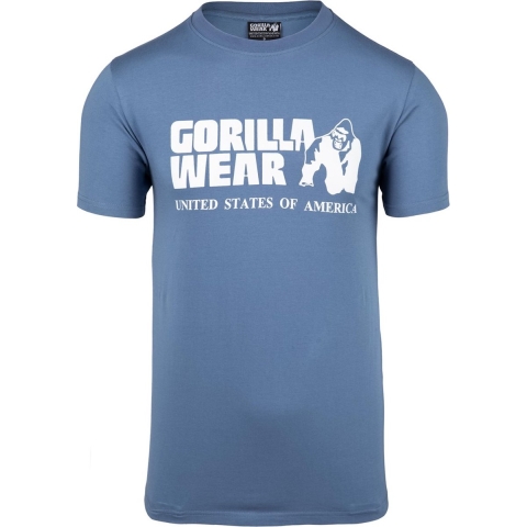 Gorilla Wear Classic T-shirt - Coronet Blauw - 2XL