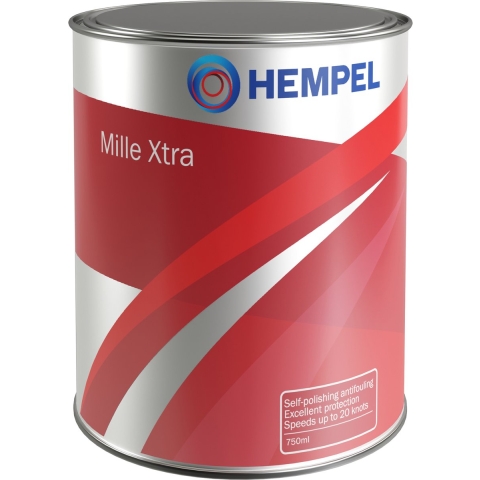 Hempel Mille Xtra 7166C zelfslijpende antifouling 750 ml, grijs