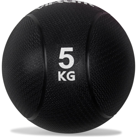 VirtuFit Medicijnbal Pro - Medicine Ball - 5 kg - Rubber - Zwart