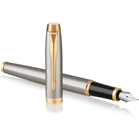 Vulpen Parker IM Brushed Metal GT medium