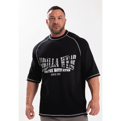 Gorilla Wear Finley Oversized T-shirt - Zwart/Grijs - 2XL