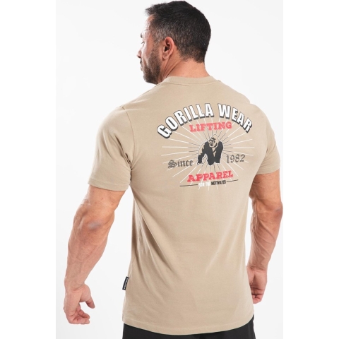 Gorilla Wear Oregon T-shirt - Beige - 2XL