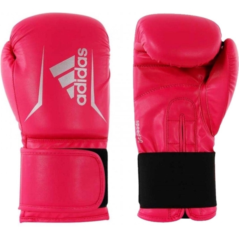 Adidas Speed 50 (Kick)Bokshandschoenen - Roze/Zilver - 8 oz