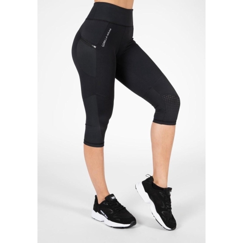 Gorilla Wear Monroe Cropped Legging - Zwart - S