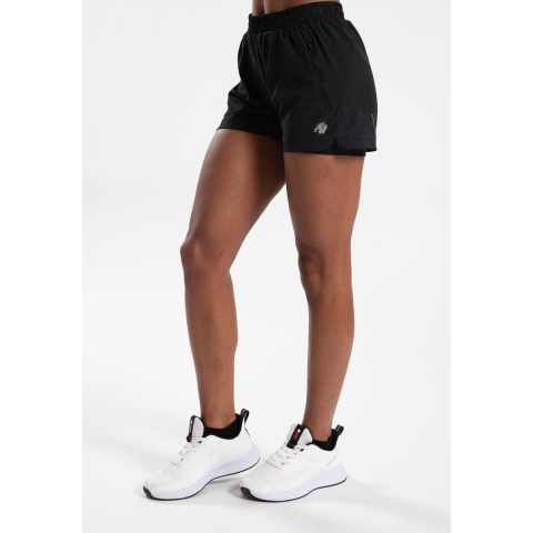 Gorilla Wear Katy 2-in-1 Shorts - Zwart - XS