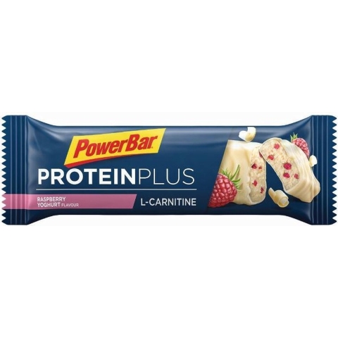 Powerbar Protein+ Bar L-Carnitine - 30 x 35 gr - Yoghurt Framboos