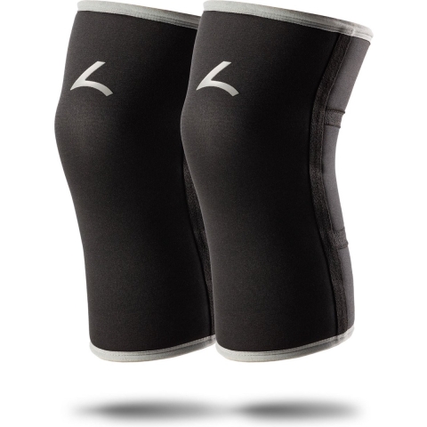 Reeva Powerlifting Knee Sleeves - Knie Bandages - 7 mm - Grijs - XL