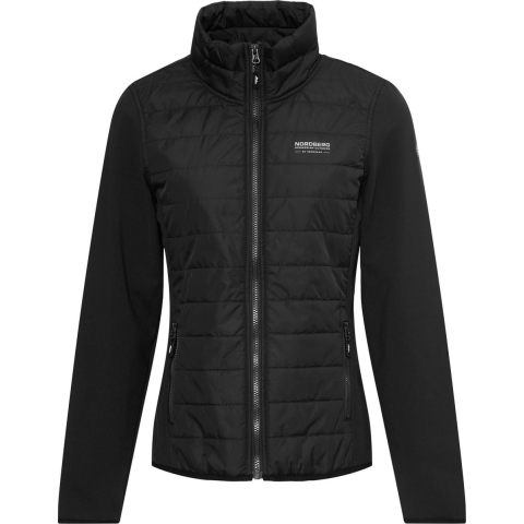 Nordberg Trine fleece vest dames zwart, S