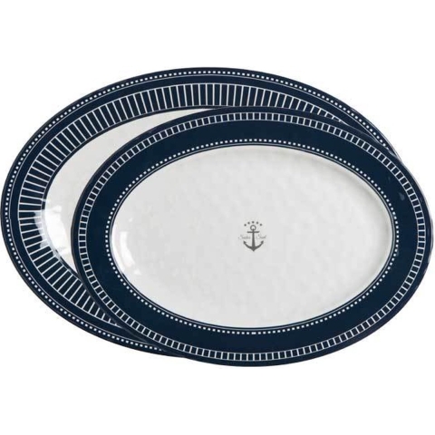 Marine Business Scheepsservies Sailor Soul Serveerschalen set 2 stuks