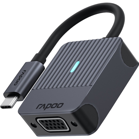 Rapoo UCA-1003 USB Type-C naar VGA Adapter Zwart