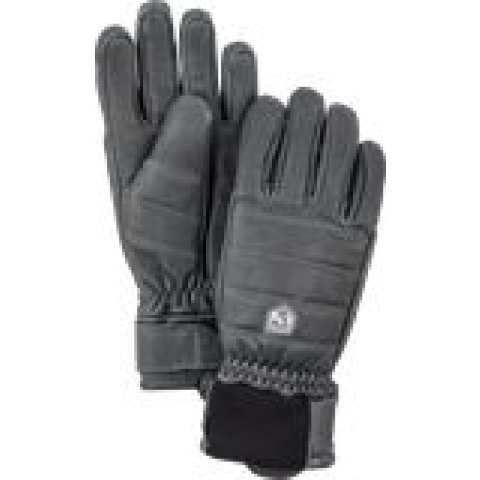 Hestra Alpine Leather Primaloft skihandschoenen grijs, 6 / grijs / leer met cordura