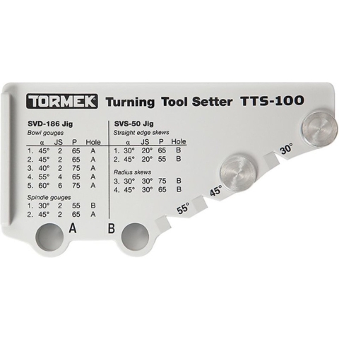 TORMEK TTS - 100 Instelmal draaibeitels