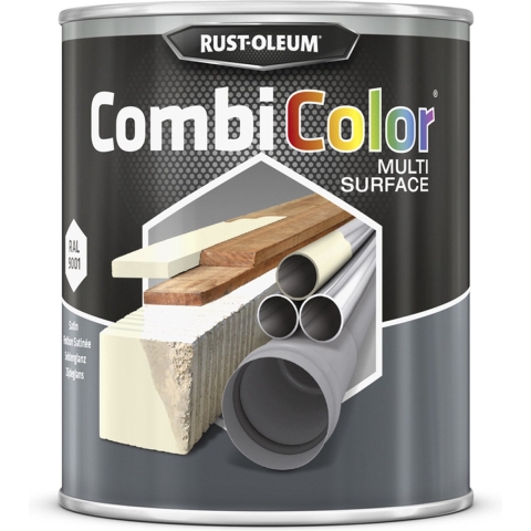 Rust-Oleum Combicolor Multi-Surface Satin - RAL 9001 Cremewit - 0,75L
