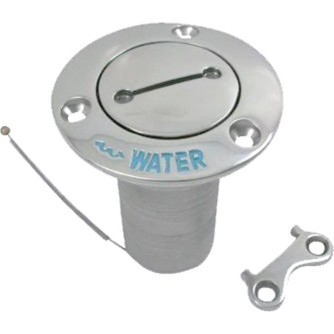 Marinetech Tankvuldop GAS 2"met Ketting-Geborgde Deksel en Sleutel