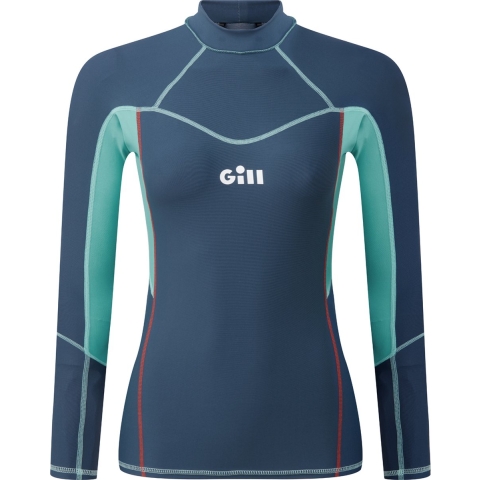 Gill Pro Rash Vest LS UV+ shirt lange mouwen oranje heren, S