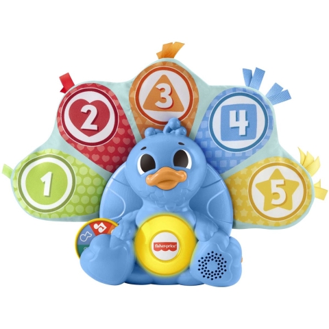 Fisher Price Linkimals Tellen en Kleuren Pauw + Licht en Geluid