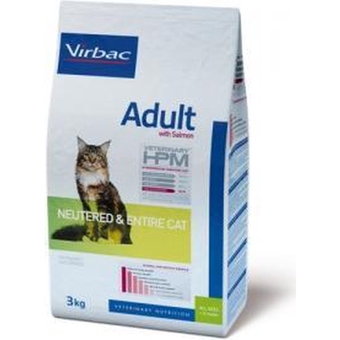 Virbac Veterinary HPM Adult Neutered&Entire Cat Salmon | 3 kg