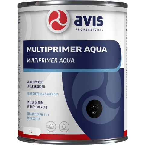 Avis Aqua Multiprimer Zwart - 1L