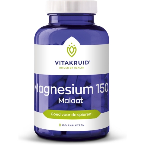 Vitakruid Magnesium 150 Malaat | 180 tabletten