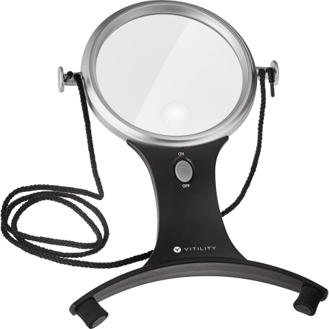 Vitility VIT-80410010 Handsfree Vergrootglas met Licht