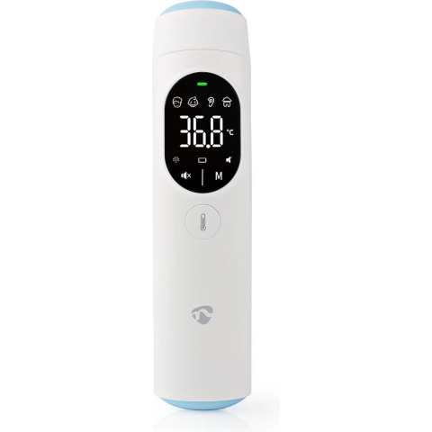 Nedis BTHTIR10WT Smartlife Infrarood Thermometer Led-scherm Oor / Voorhoofd Wit