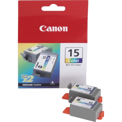 Canon BCI-15 Inktcartridge Duopack Drie Kleuren