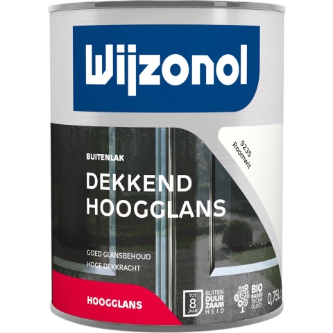 Wijzonol Dekkend Hoogglanslak - RAL 9001 - 0,75L