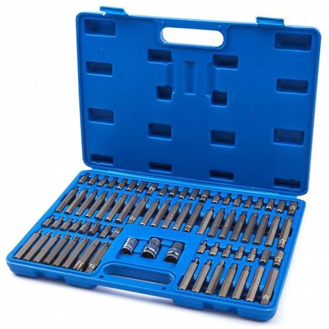 HBM 75-delige inbus, TORX, Spline en Ribe doppenset
