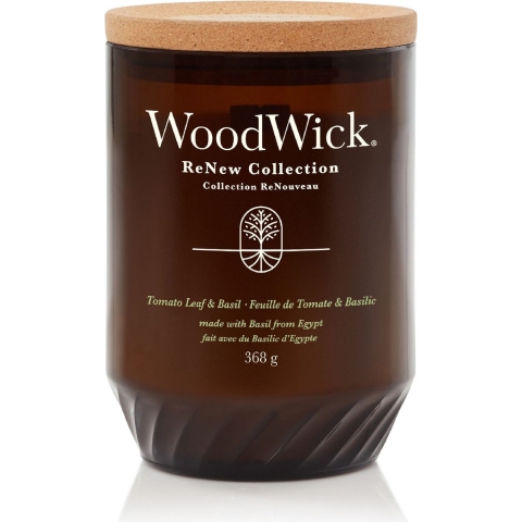 WoodWick ReNew Candle Tomato Leaf&Basil Large