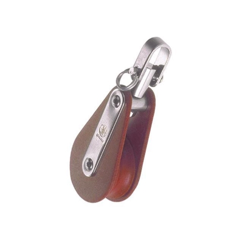 HYE EW-12 1-schijfs blok 12 mm hardweefsel met warteloog