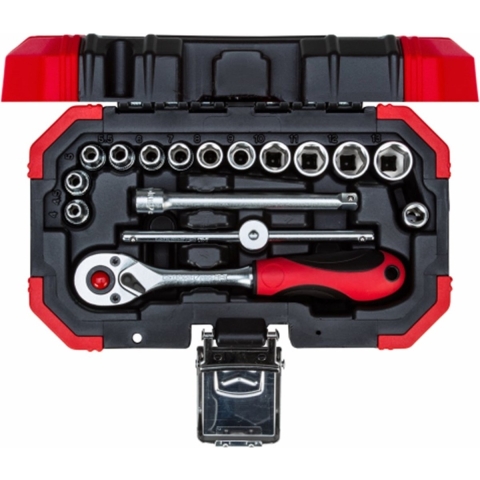 Gedore RED R49003016 16-delige Dopsleutelset - 1/4''