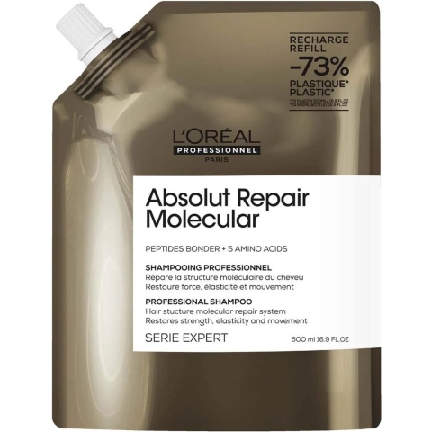L'Oréal Professionnel SE Absolut Repair Molecular Shampoo 500ml - Refill