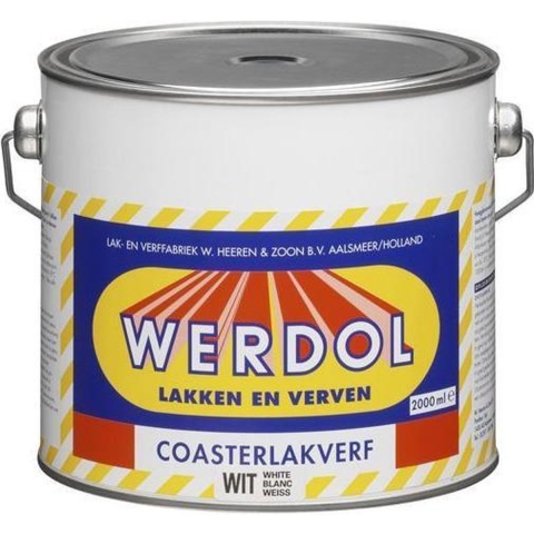 Werdol Loopdekverf halfglans aflak 2 l, 212 grijs