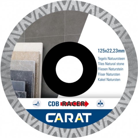 Carat CDBM115300 Racer Diamantzaagblad - 115 X 22,23mm - Tegels/Natuursteen