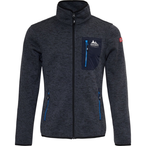 Nordberg Noa fleece vest heren antraciet, XXL