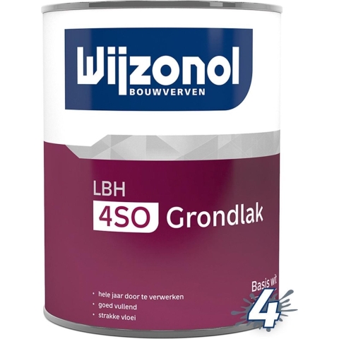 Wijzonol 4SO Grondlak - Op Kleur Gemengd - 1L