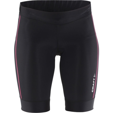 Craft Motion Short fietsbroek kort zwart met roze dames, M
