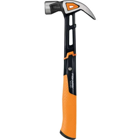 Fiskars 1027203 IsoCore Klauwhamer L, Gebogen