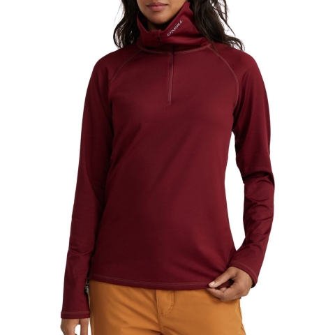 O'Neill Clime HZ Fleece skipully halve rits  dames rood, M