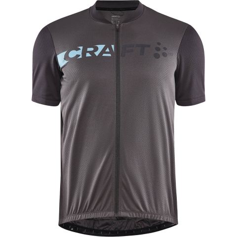 Craft Core Endur Logo Jersey fietsshirt korte mouwen grijs heren, L