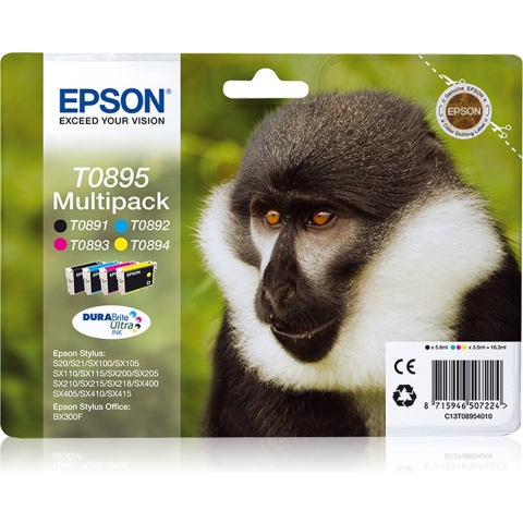 EPSON T0895 KIT zwart en drie kleuren