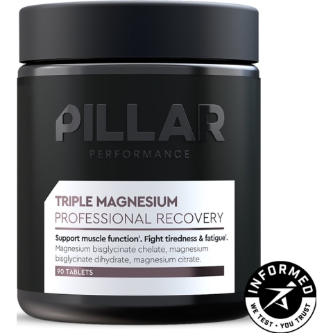 Pillar supplement triple magnesium tabletten 90 stuks