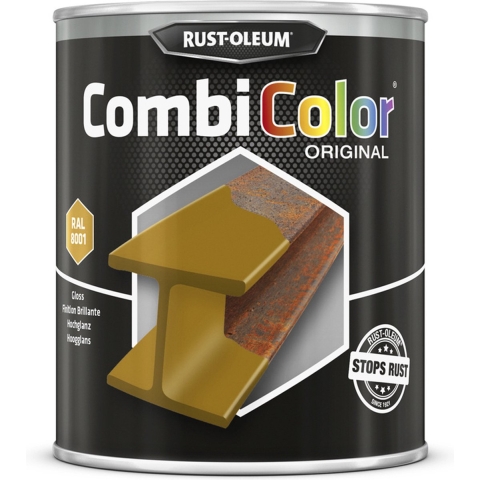 Rust-Oleum Combicolor Hoogglans - RAL 8001 Okerbruin - 0,75L