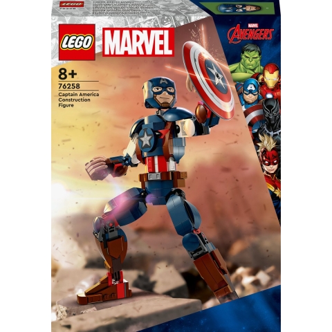 Captain America bouwfiguur