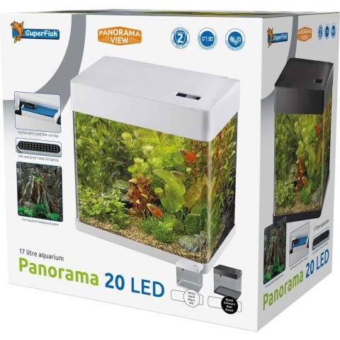 SuperFish Panorama 20 aquarium zwart Superfish
