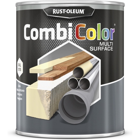 Rust-Oleum Combicolor Multi-Surface Gloss - RAL 1015 Licht Ivoor- 0,75L