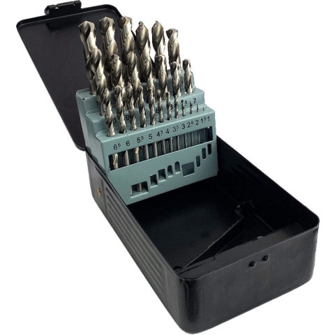 Fit-to-Fix 4000110004 25-delige Uni Metaalborenset DIN338 - HSS-G - 1-13mmx0.5cm