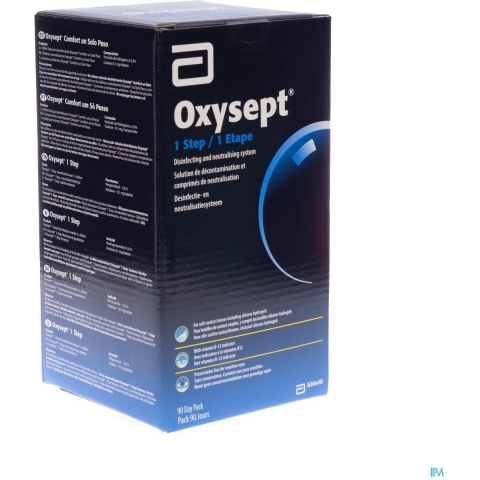 Abbott Oxysept 1 Step 90 Day Pack | 3 x 300 ml + 90 tabletten
