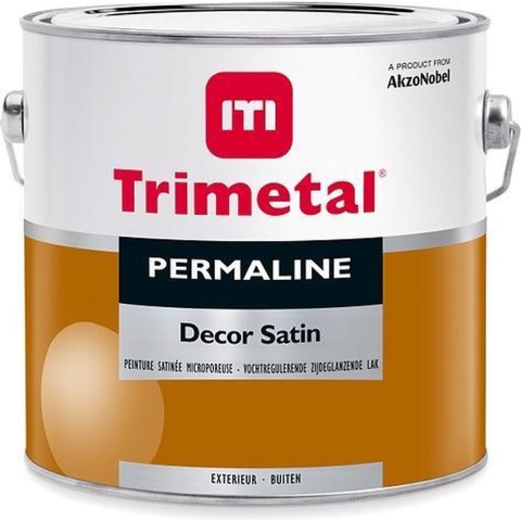 Trimetal Permaline Decor Satin - Op Kleur Gemengd - 1L